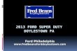 2013 Ford Super Duty Doylestown PA