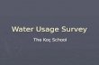 Water Usage Survey