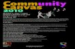 Community Canvas Schedule Poster (White)