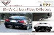 BMW Carbon Fiber Diffusers