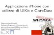 Applicazione iPhone con utilizzo di CoreData e UIKit