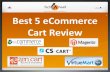 Best 5 eCommerce carts review