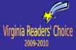 Virginia Readers' Choice Booktalk