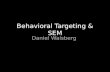 Behavioral Targeting and SEM