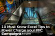 Top 10 Must Know PPC Tricks