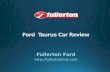 Ford Taurus Car Review