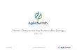 Agile switch overview 2012 07-13