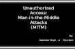 Unauthorized access, Men in the Middle (MITM)