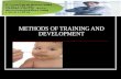 Methods Of Training And Development