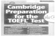 Cambridge book soft copy preparation for toefl test