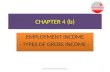Chapter 4 (b)employment income