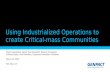 Using Industrialized Operations to create Critical-mass Communities - Genpact SolutionXchange