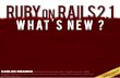 Ruby on Rails 2.1 What's New Chinese Version