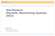 Werfselect Marketing Update Nyenrode 180510