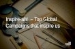 Inspir-ah! - Top Global Campaigns that Inspire Us