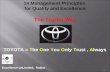 14 Management Principles : Toyota Way