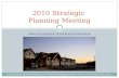 Strategic Planning Meeting 2010