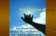 Solar energy presentation(sayef amin 01924122222/01614122222/04475122222)