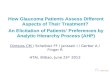 How Glaucoma Patients Assess Different Aspects of Their Treatment?  An Elicitation of Patients’ Preferences by Analytic Hierarchy Process (AHP)