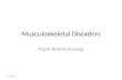 Musculoskeletal disorders, Nov 6.pptx - Slide 1