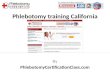 Phlebotomy Training California