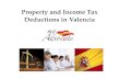 Property & income tax deductions in valencia