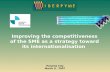 Improving the competitiveness of the SME as a strategy toward ...