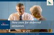 New Uses for Deferred Annuities