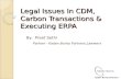 Negotiating Carbon Trade & ERPA trabnsactions