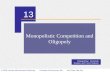 Monopolistic competition & oligopoly
