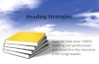 Reading strategies parents