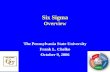 Six Sigma Management slides