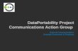 Data Portability Project External Communications Roadmap