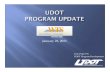 UDOT Program Update