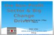 The Non Profit Sector and Big Change Trends