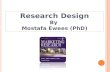 research design by mostafa Ewees