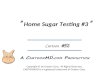 D052, home sugar testing #3