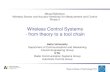 Wireless Control Systems - from theory to a tool chain, Mikael Björkbom, Aalto University