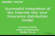 Roberto Hortal  Successful integration of  the Internet into your  Insurance distribution  model
