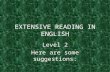 Extensive Reading In English.Level 2