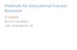 Futures methods for education