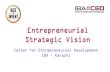 Entrepreneurial strategic vision