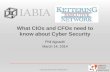 What CIOs and CFOs Need to Know About Cyber Security