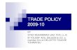 Trade Policy 2009 10