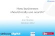 The edge 2012   how companies should use search v2