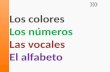 » Rojo=red » Amarillo =yellow » Negro=black » Blanco=white » Verde=green » Anaranjado =orange » Azul=blue » Morado, púrpura = purple » Celeste =Light-blue.