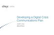 Digital Crisis Communications Plan