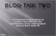 Blog Task Two