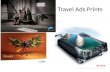 Travel ads prints
