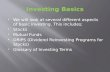 Investing basics